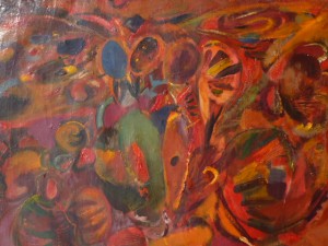 Composition Abstraite 1963 (huile sur toile 51x81)