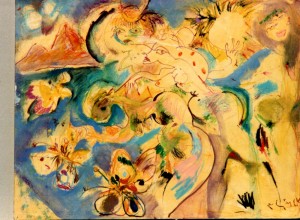 Femme Libellules aux Papillons