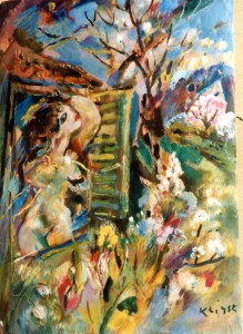 L'Appel du Printemps 1979  (huile  sur Panneau 92x66)
