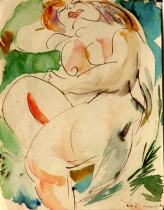 Nu (aquarelle)
