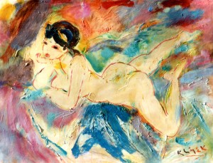 Nu allongé (50x64)