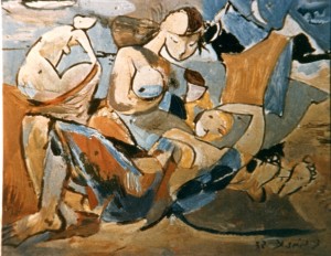 Nus sur la Plage